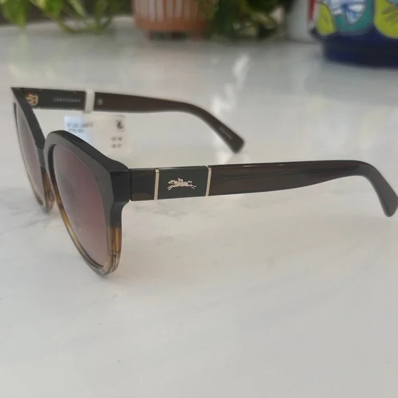 Longchamp Sunglasses 53mm Honey NWT - Picture 3 of 13